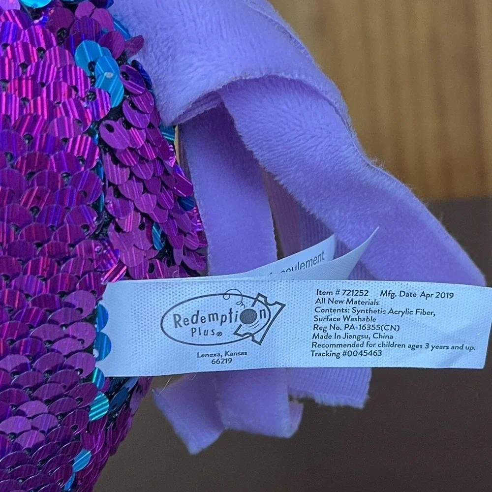 Llama Donkey Alpaca Plush Flip Reversible Sequins Stuffed Animal 2019 Redemption